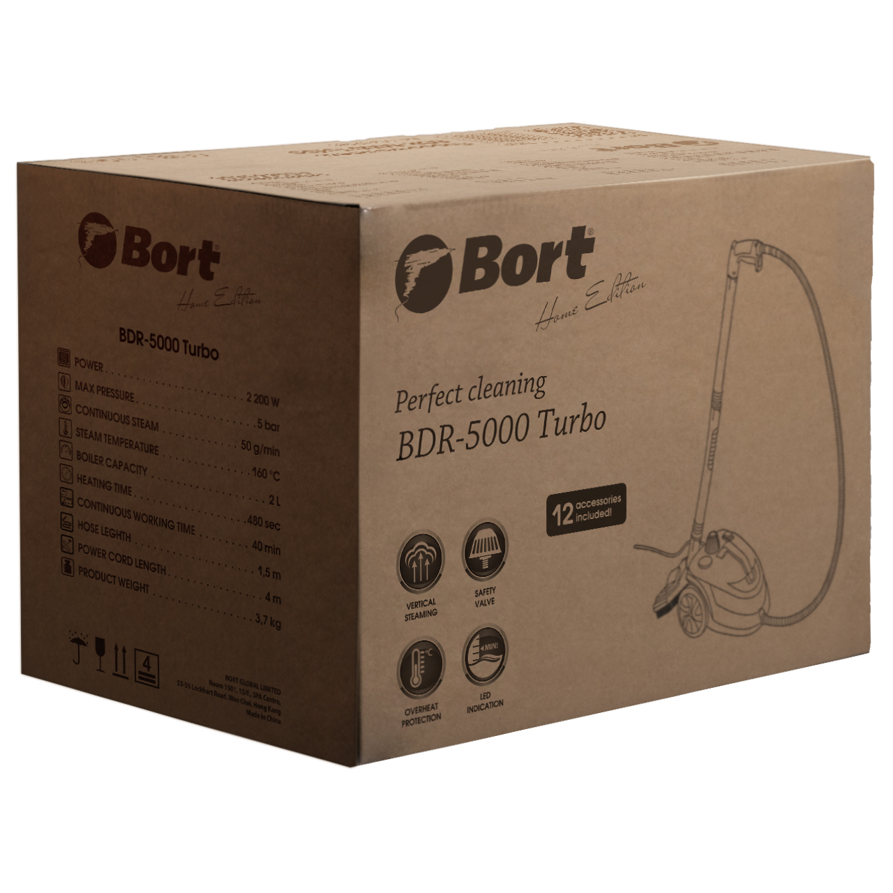 Dampfreiniger BORT BDR-5000 Turbo