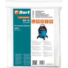 ein Satz Staubsammelbeutel für einen Staubsauger BORT BB-18