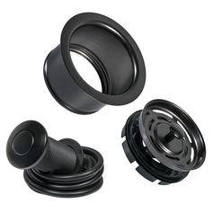 Chopper-Kit Flansch + Knopf BORT (Black) (Sink Strainer)