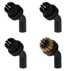 eine Reihe von Zubehör für einen Dampfreiniger BORT Round brush SET BDR-1200/2700-R (3+1) Mix