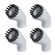 Dampfreinigerdüse BORT Nylon brush SET (4pcs)