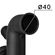 Abflussrohr BORT Drain pipe